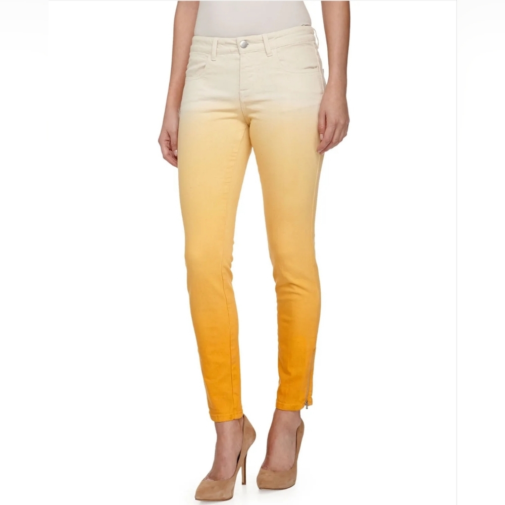 Stella Mccartney Skinny Zipper Ankle Jeans